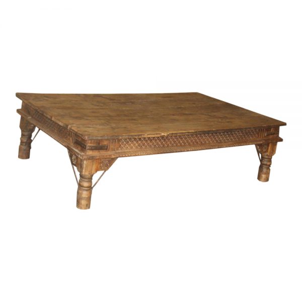 Vintage Indian Large Coffee Table Coffee Tables & End Tables yndeinteriors.com.au
