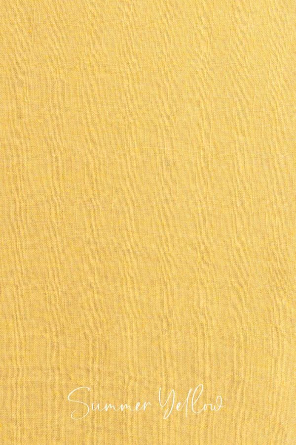 Linen Table Cloth – Hemmed Edges – Choice of 70 Colour Combinations Dining yndeinteriors.com.au