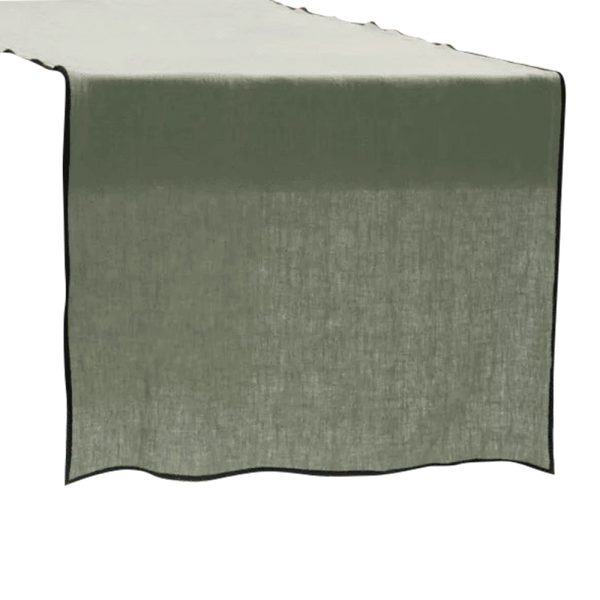 Linen Table Runner – Needled – Choice of 70 Colour Combinations Dining yndeinteriors.com.au