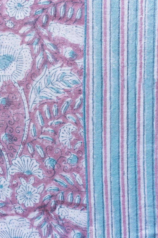 Linen Quilt Cover Set – Mabel – Choice of 4 Combinations Bed Linen yndeinteriors.com.au