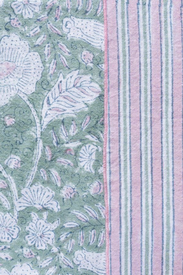 Linen Quilt Cover Set – Mabel – Choice of 4 Combinations Bed Linen yndeinteriors.com.au